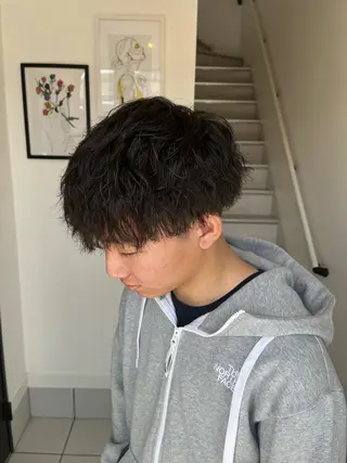 パーマ メンズ 山中 真紫のヘアスタイル