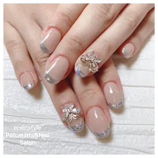 ミディアム ネイル 🐾enen style 🐾のネイルデザイン