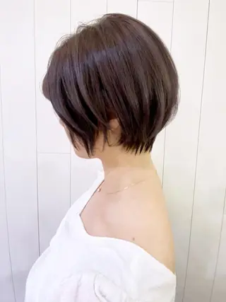 カラー ヘアアレンジ パーマ ショート ITbyALBUM 中野店のヘアスタイル