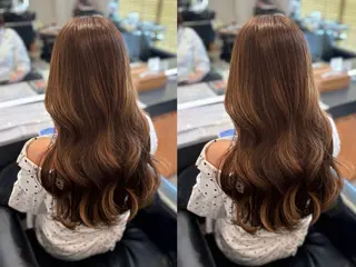 ロング 髪質改善・水素カラー ARIA(ému)のヘアスタイル