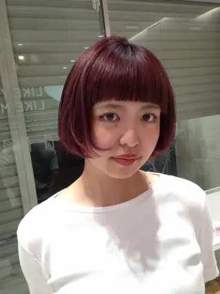 カラー 🟧mana /渋谷/mile🟧のヘアスタイル