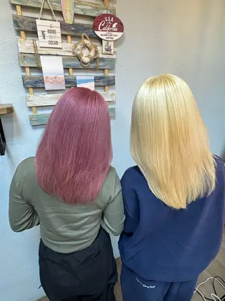 ミディアム カラー ANSA  hair かいりのヘアスタイル