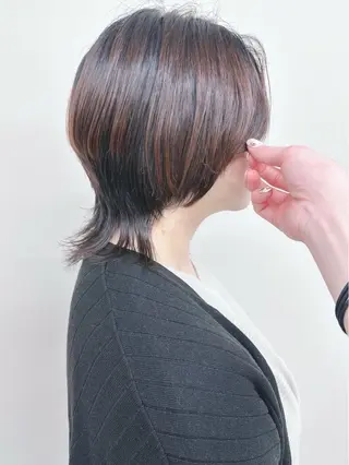 ショート ボブ/ゆるふわ ボブパーマ/とういのヘアスタイル