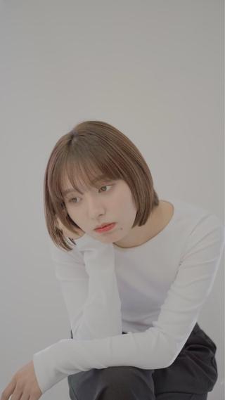 ショート ボブカット 募集中/村上廉のヘアスタイル