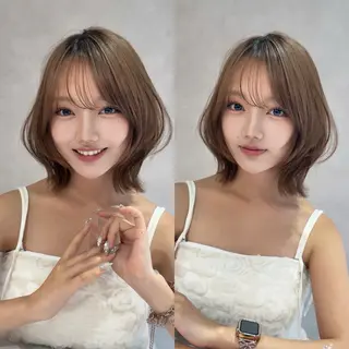 ミディアム モテカラー🫧💕 RIOのヘアスタイル