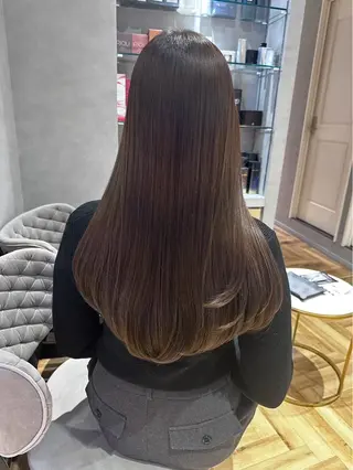 ロング 中野 栞里のヘアスタイル