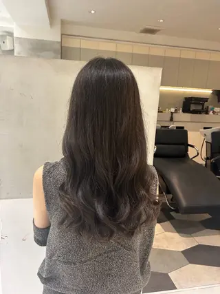 ロング カラー ワンカラー𝜗𝜚 /Hana/錦糸町のヘアスタイル