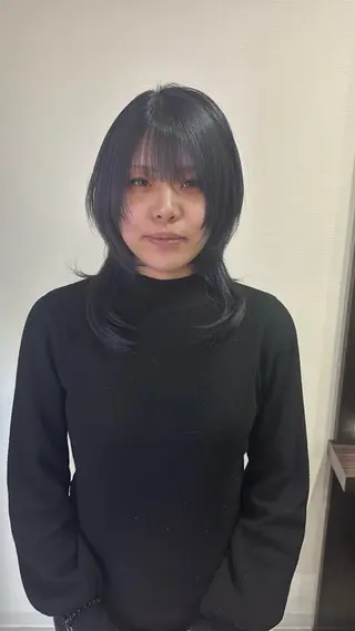 セミロング 🐺YuTo🐺レイ ヤー/ハイトーンのヘアスタイル