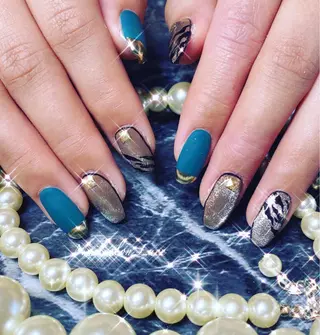 ネイル まつ毛、ネイル& 脱毛サロン　Lのネイルデザイン
