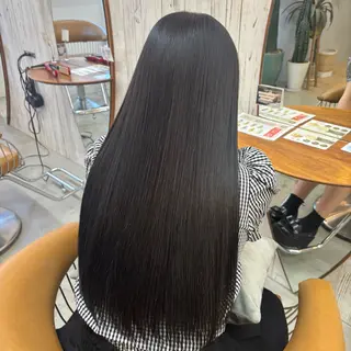 ロング カラー 美髪ショート🐝コテ 巻風パーマ💫RUIのヘアスタイル