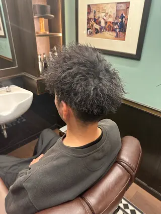 ショート パーマ 菅原 大空のヘアスタイル