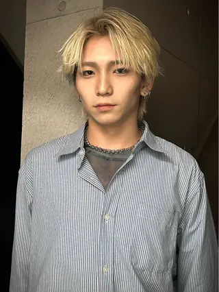 ショート カラー パーマ キッズ 岩城 滉成のヘアスタイル