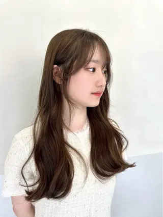 ロング カラー 矢野 晃平のヘアスタイル