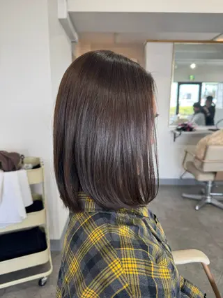 ミディアム 月館 怜奈のヘアスタイル