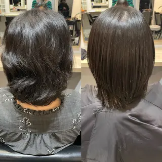 ミディアム 伊藤 まみのヘアスタイル