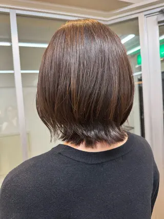 ミディアム カラー reeed konnoのヘアスタイル