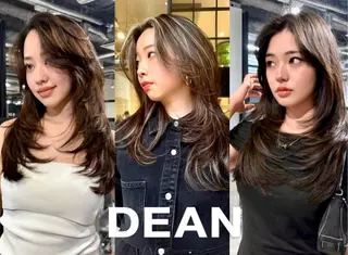 ロング DEAN ISLA 海外風ヘアサロンのヘアスタイル