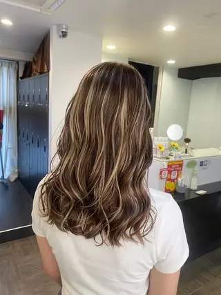 セミロング カラー 【カラー指名No1✨ 】HIBIKI国分寺のヘアスタイル