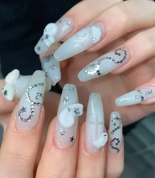 ネイル Lee Nails チップ長さだし専門店のネイルデザイン