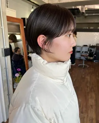 ショート morita yunaのヘアスタイル