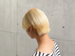 ショート 推し活カラー/ アレンジ🩵ayaのヘアスタイル
