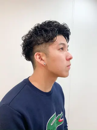 ショート パーマ ヘアアレンジ メンズ メンズスタイル ly本厚木のヘアスタイル