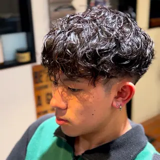 パーマ メンズ メンズサロンGRIT 店長 深山一平のヘアスタイル