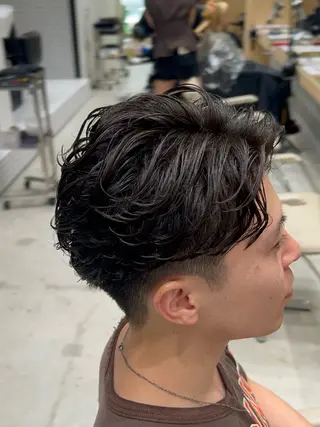 パーマ メンズ 🐲ツイスパ🐲 フェード/龍のヘアスタイル