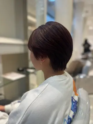ショート カラー メンズ Above /yoshimiのヘアスタイル