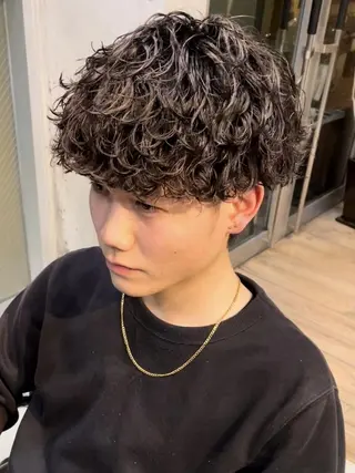 ショート パーマ メンズ SENTA✨メンズ パーマ✨fifth栄のヘアスタイル