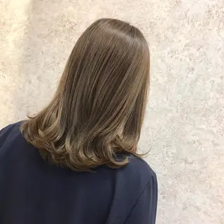 セミロング カラー ショート特化 /天神大名/ハルナのヘアスタイル