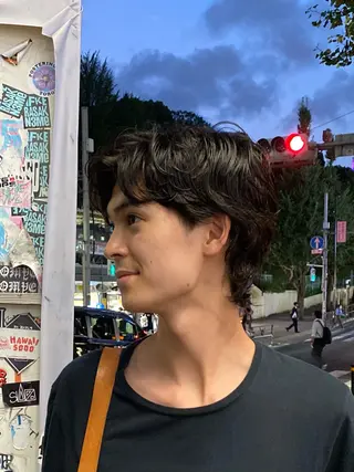 ミディアム パーマ メンズ ♤メンズ✖️パーマ♧ 第十 和博のヘアスタイル