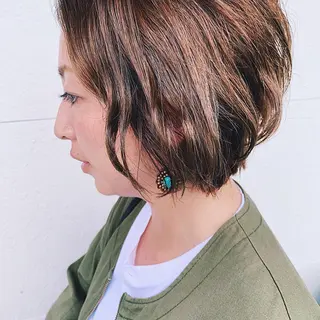 ショート カラー 中川 竜誠のヘアスタイル