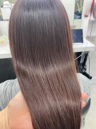 セミロング カラー 髪質改善/レイヤー カット手塚奨のヘアスタイル