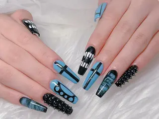 ロング カラー hiro koのネイルデザイン