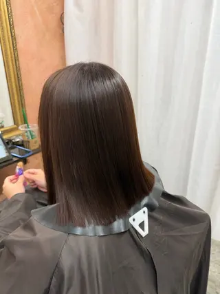 ミディアム ともざねゆか UniQ/岡山駅のヘアスタイル