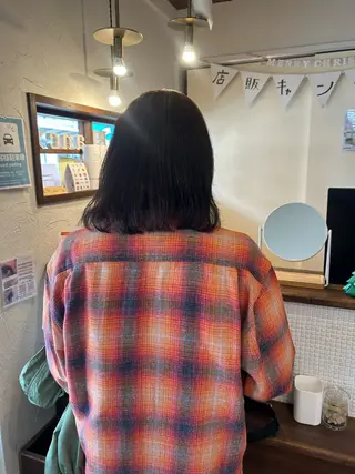 ミディアム 徳永　髪質改善 カラー🪄💫のヘアスタイル