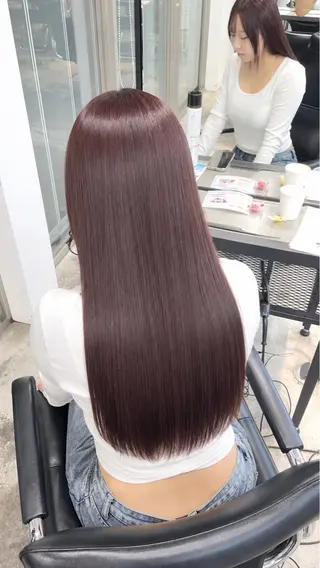 カラー 🍒似合わせ×ハイト ーン🍒ユリナのヘアスタイル