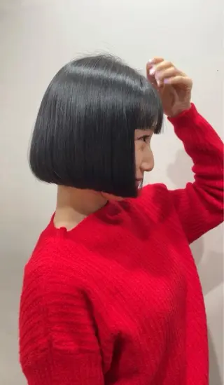 ミディアム ら んのヘアスタイル