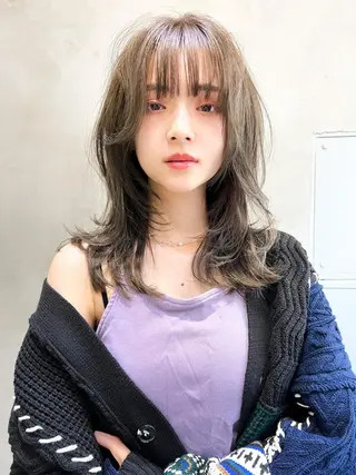 ミディアム 🎊LUK🎊_公 式_🩵髪質改善🩵のヘアスタイル