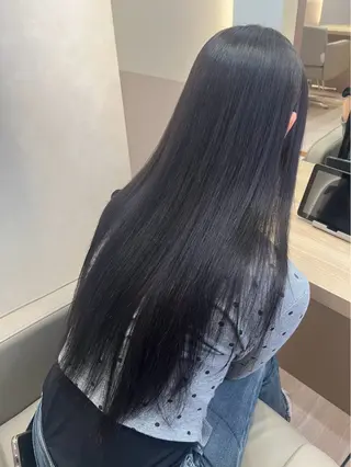 ロング 韓国風透明感カラー 💎YUI💎のヘアスタイル