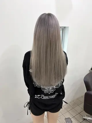 ロング ヘアアレンジ カラー エクステ¥5000 LuciAカラーのヘアスタイル