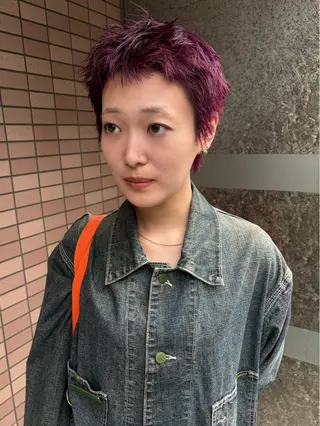ショート カラー 村上雅人 ナチュラルモードのヘアスタイル