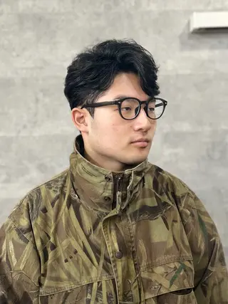 ショート パーマ 楠原 透羽のヘアスタイル