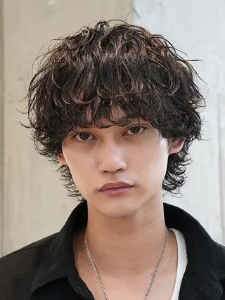 パーマ メンズ 安藤幹人 メンズパーマのヘアスタイル