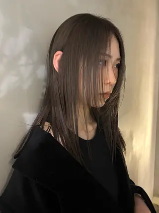 ロング カラー maeda nonohaのヘアスタイル