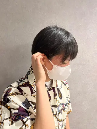 ショート カラー メンズ 武井　弘希 ブリーチなしカラー✨のヘアスタイル