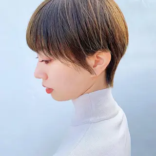 ショート カラー 中川 竜誠のヘアスタイル