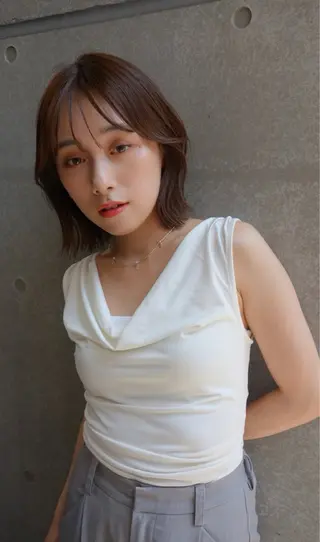 ミディアム 🦋韓国レイヤー特化 🦋髪質改善🩵来輝のヘアスタイル