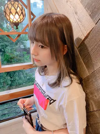 セミロング 髪質改善✨艶髪✨ 古寺隆佑のヘアスタイル